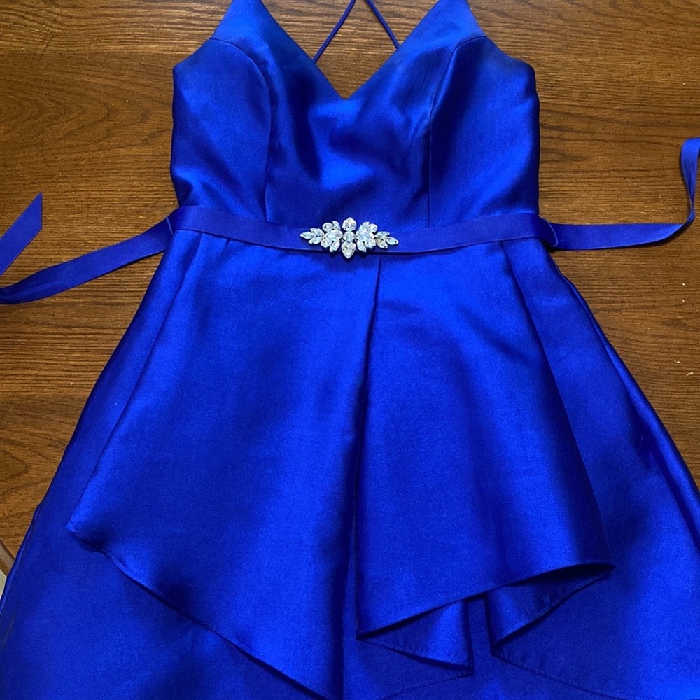 Royal blue windsor homecoming dress